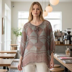 4 Love and Liberty Silk top